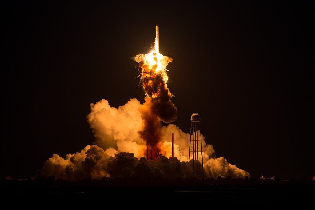 How Reusable Rockets Changed the Economics of Spaceflight A rocket launching into the sky